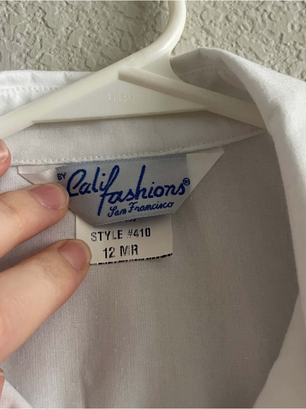 12R Air Force Semi-Formal Wear White Princess Cut Button-Up Shirt - Picture 7 of 10